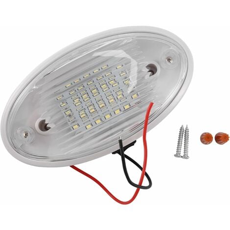 Lampe LED 12V avec Interrupteur Motorhome Boat Awning Annexe Blanc