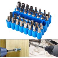82406 Security Bit Set en argent (33 pièces)