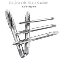 Taraud à Vis HSS Métrique M50x2.0 - Tarauds Standards Pour Filetage Acier Aluminium Cuivre