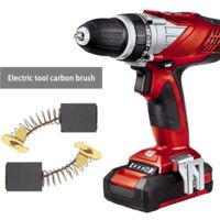 2 Paires Balais De Charbon Moteur 6.5x13.5x17mm - Compatible Bosch Einhell Outils Électriques
