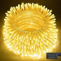 LED-Weihnachtslichterkette Lichterkette Warmweiß,mit Fernbedienung, 8 Modi, Party-Dekoration für Weihnachten, Hochzeit,20m 200LEDs
