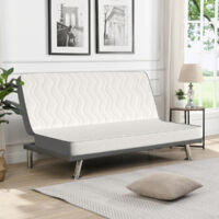 Miasuite – Matelas mousse 130x190 pliable – 12 cm de hauteur – Orthopédique – Anti-acariens – Pour canapé-lit Click Clack
