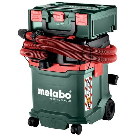 Metabo AS 18 L PC Aspirapolvere a batteria 18V, Pulizia filtri