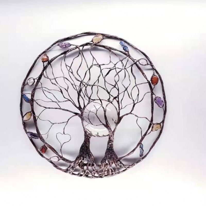 Tree Of Life Metal Wall Art, Colorful Tree Of Life Art Wall Decor