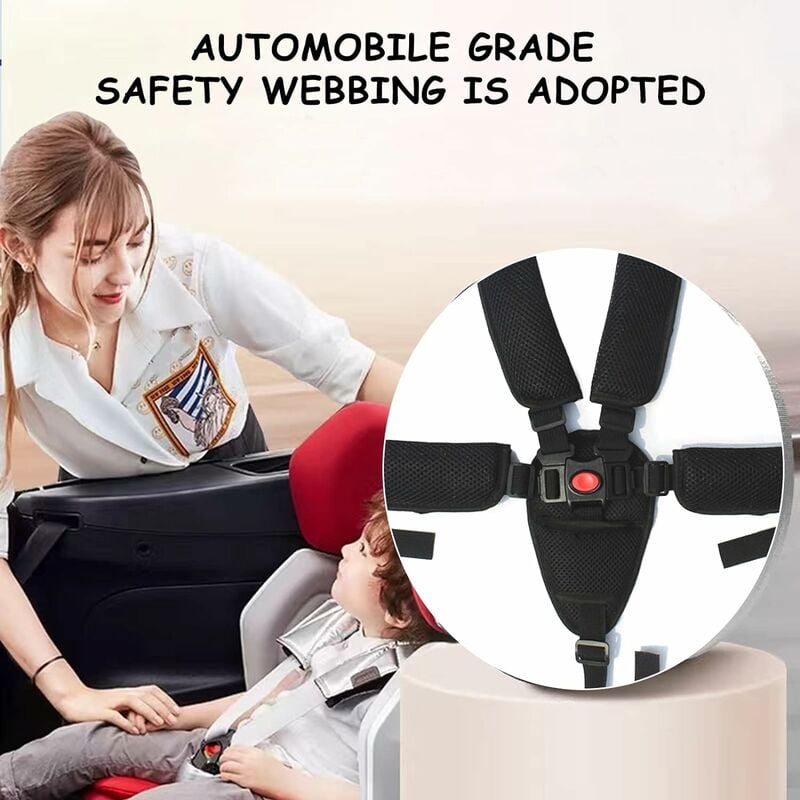 Child Seat Shoulder Pads Safety Belts Shoulder Pads Safety Stroller Shoulder  Harness Protective Shoulder Cover 26*20cm
