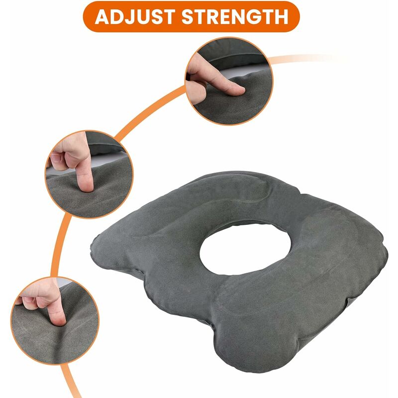 Donut Seat Cushion Orthopedic Ring Pillow For Hemorrhoid Pain, Sciatic  Nerve, Bed Sores