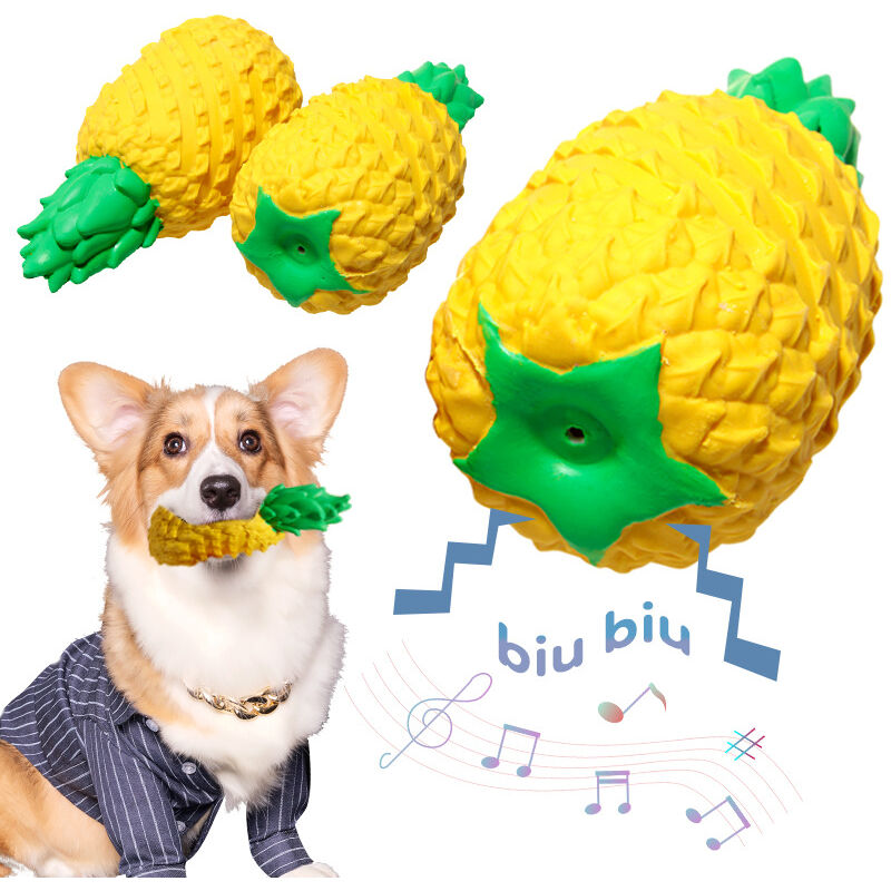 Christmas Dog Toys for Aggressive Chewers Large Breed, Pineapple