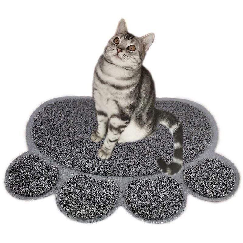 Conlun Cat Litter Mat Litter Box Mat Cat Litter Trapping Mat, Kitty Litter  Mat With Honeycomb Double Layer Design, Urine and Water Proof Material,  Scatter Control, Less Waste,Easy to Clean,Washable 23 X