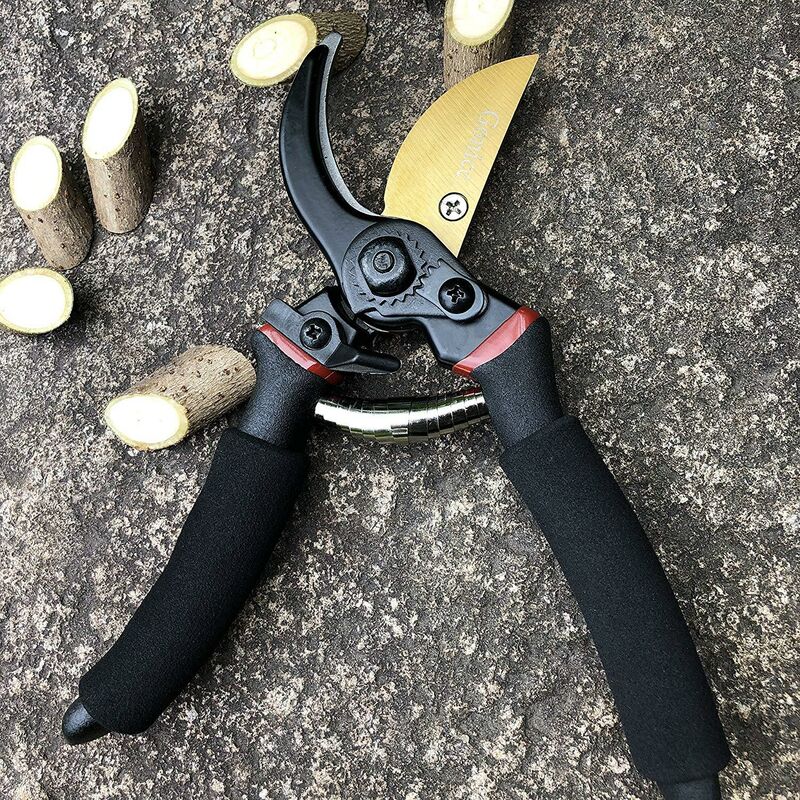 WORKSITE Hand Pruner Garden Tree Trimming Cutting Tools Bypass Pruner  8/200mm Bypass Pruners,Hand Tools