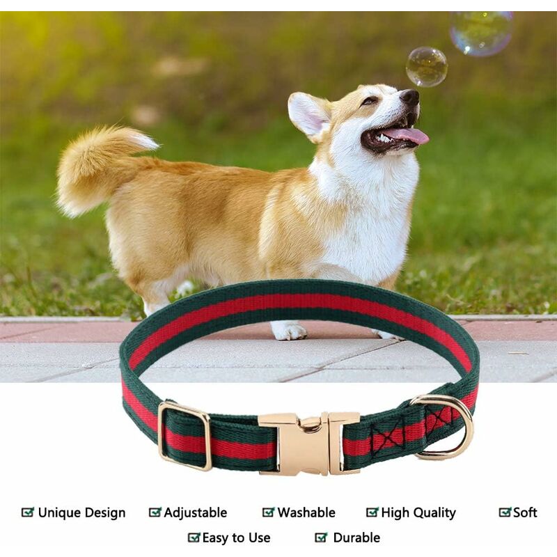  Luxury Dog Collar Leash Set Harness Designer Small and  Medium-Sized Dog Pet Collar Pug Chihuahua Adjustable Dog Collar Set Strong  Protection Safe pet Leash (Color : Harness, Size : XXL) 