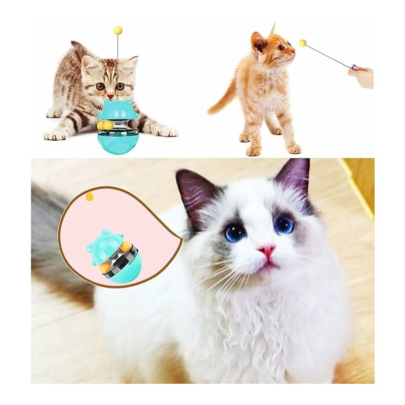 Pet Spring Treat Puzzle Toy Cat Treat Dispenser With Feather Spring Spring Cat  Treat Dispenser Toy Indoor Cat Food Dispensing Puzzle Toy Interactive Cat  Toy Pet Spring Treat Toy 