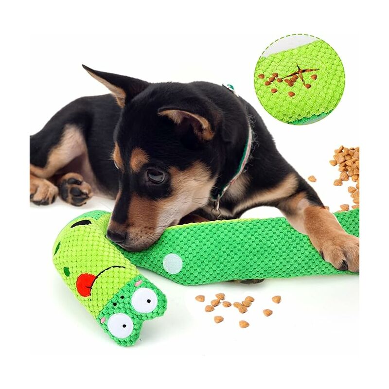 Snuffle Mat Toy for Dogs, Mushroom Plush, Squeaky Toy, Educational Toy,  Small-Medium Breeds, Interactive Games to Relief Stress