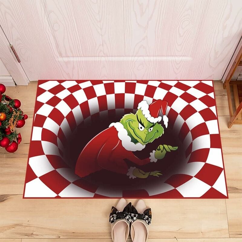 Doormat, Christmas Decoration Indoor Outdoor Door Ma, 3D Stereo