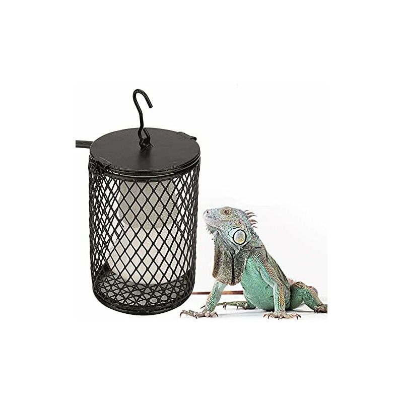 220-230v Reptile Heat Lamp Kit, Pet Reptile Brooder Heat Lamp Anti-scalding Ceramic  Heat Lamp Suitable for Snakes Lizards