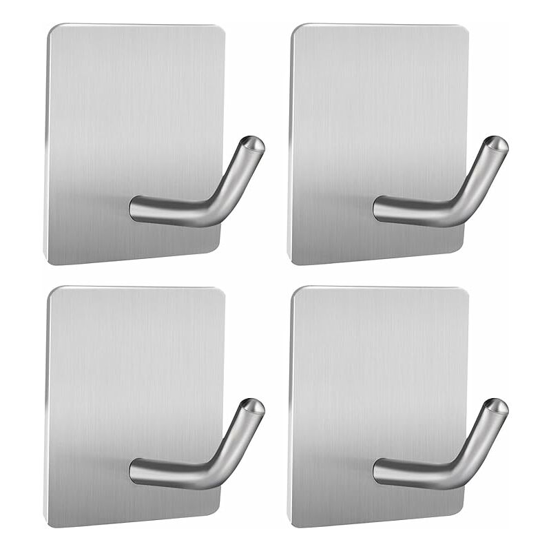 Traceless Stainless Steel Hooks, Polished, Size: 3 Inch (length)