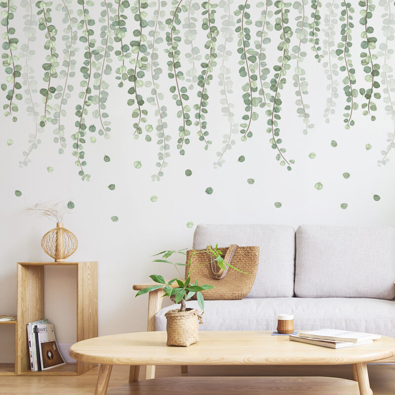 A Set of Green Leaves Wall Stickers Wall Sticker Wall Decoration
