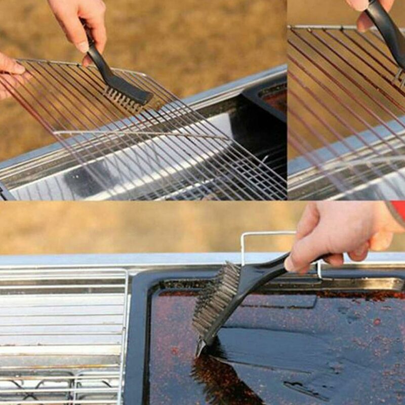 BEST BBQ Grill Brush Stainless Steel 18 Barbecue Cleaning Brush w/Wire  Bristles & Soft Comfortable Handle - Perfect Cleaner & Scraper for Grill