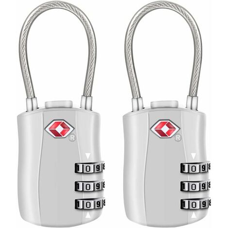 Travel Luggage Combination Lock For Zipper Bag,mini Lock Alloy Luggage  Zipper Lock Three Digit Luggage Combination Lock Password Padlock - Temu