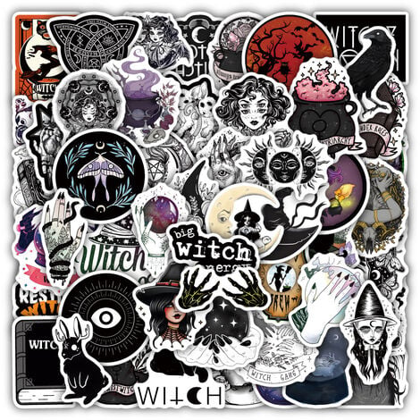 Apothecary Stickers 50pcs, Waterproof Vinyl Stickers For Scrapbook Journal  Laptop Skateboard Water Bottles, Sticker Pack For Teens Adults