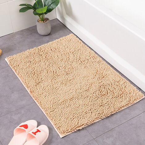 Colorxy Memory Foam Bathroom Rugs, Ultra Soft & Non-Slip Bath Mat, Water  Absorbent and Machine Washable Bath Carpet Rug for Shower Bathroom Floor  Rugs, 24''x17'' 