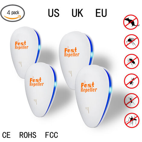 Ultrasonic Pest Repeller 1 Pack Pest Control Electronic Plug in Indoor Pest  Repellent 
