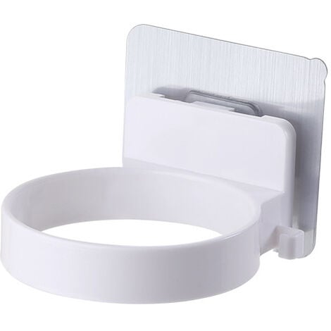 1pc Bathroom self-adhesive shelf free punching toilet shelf wash