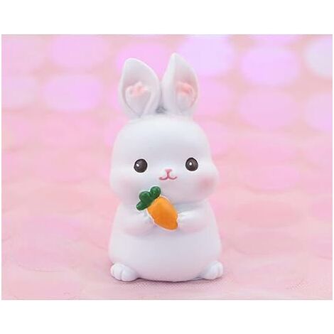 Lovely 4pcs Rabbit Car Dashboard Decoration Car Interior Accessories Center  Console Home Decoration Toy Gift