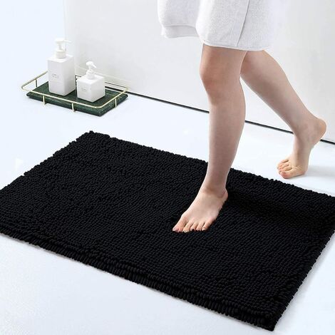 Bathroom Rug 20x32 Inch, Absorbent Bath Mat Floral Pattern, Non-slip Soft  For Bathroom Tub Shower, Machine Washable Mat Fade Resistant Cute Floor Mat