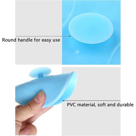 Bath Plugs Silicone Sink Stopper Kitchen Sink Stopper 15cm Diameter For  Kitchens, Bathrooms And Laundry Universal Drain Plug Stopper (1 Pcs, Blue)