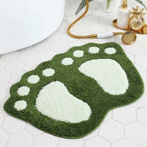 1pc Cute Cartoon Paw Print Pattern Quick-dry Bathroom Mat/floor Mat For  Anti-slip