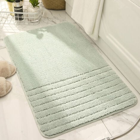 1pc Bathroom Non-slip Soft Mat With Water Absorption Function