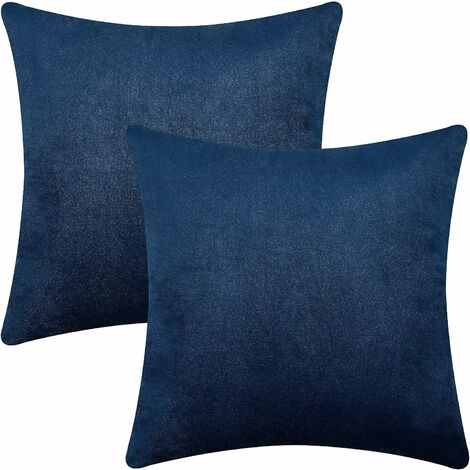 Velvet Fabric Cushion Cover,decorative Cozy Soft Solid Square