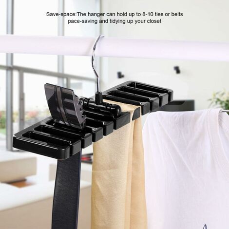 1pc Plastic Clothes Hanger With 6 Clothes Pins, 6 Clips Space-Saving Hat  Organizer For Closet, Hat Scarf Storage Rack, Multi-function Wardrobe  Storage Rack