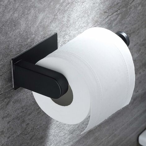 HITSLAM Gold Toilet Paper Holder Adhesive, Stainless Steel Self Adhesive  Toilet Paper Roll Holder for Bathroom