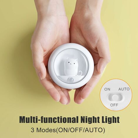 Indoor rechargeable motion sensor night light, magnet body sensor wooden  night light, handheld portable LED wall light, home power failure emergency  light