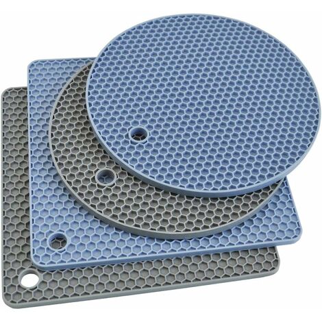 Premium Silicone Pot Holders for Kitchen - Easy to Clean Trivets