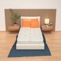 Matratze 100x200 hoch 24 cm - Waterfoam, Abziehbare, Aloe Vera Bezug Goemon