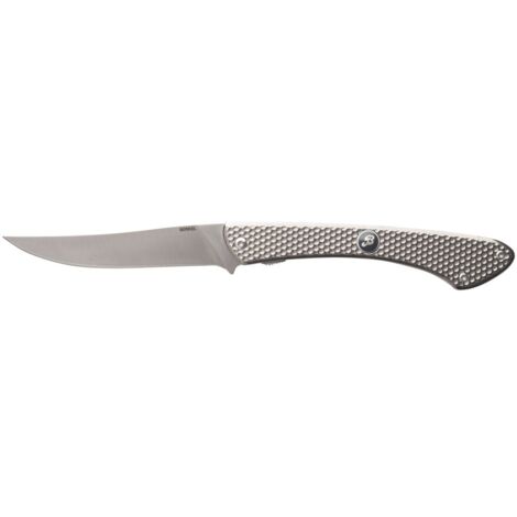 COLTELLO SERRAMANICO LAMA CHIARA E MANICO TITANIO LUCIDO - BERKEL