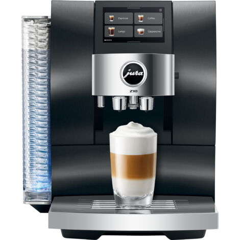 JURA Z10 Aluminium Black (EB) - Macchina da Caffè Automatica con Cold Brew, P.R.G.2+, Sweet Foam e 51 specialità