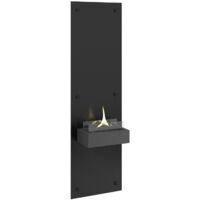 Caminetto da parete ricaricabile Alto Nero Tenderflame