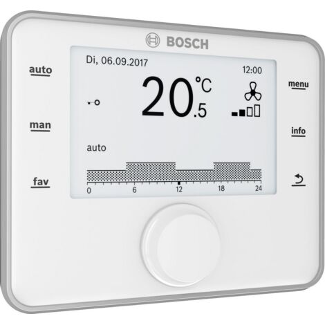 BOSCH Zubehör Wohnungslüftung CV 200 Lüftungs-Autarkregler für V5001 / V4000 - 7738112300