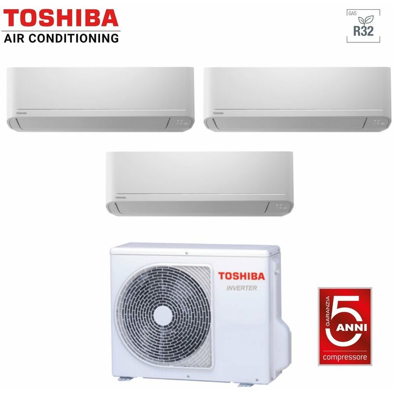 Unité Extérieure Climatisation Toshiba RAS-18J2AVSG-E - R32 Inverter 6 KW - NEUF