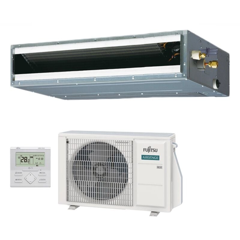 fujitsu air conditioner ducted air conditioner low head kl eco 18000
