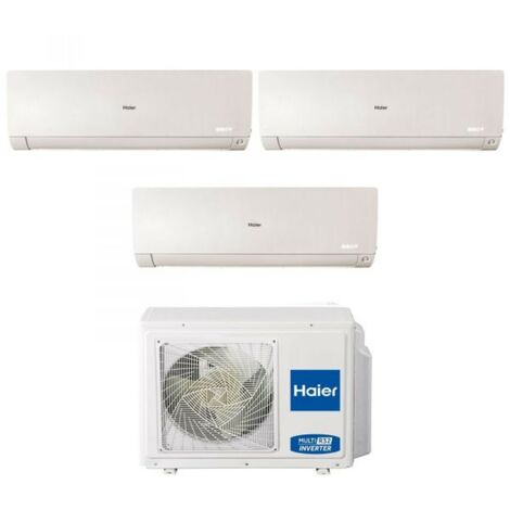 Haier Trial Split rèversible Climatiseur série FLEXIS PLUS WHITE 7+7+7 avec 3U55S2SR3FA R-32 Wi-Fi intégré Couleur blanc 7000+7000 (1/2)