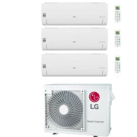 Climatizzatore Condizionatore LG Trial Split Inverter Libero Smart 7+7+7 CON MU3R19 R-32 - 7000+7000+7000