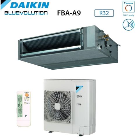 daikin bluevolution air conditioner ducted air conditioner medium head 24000 btu fba71a + rzasg71mv1 single phase r-32 wi-fi optional with wire control infrared control brc4c65