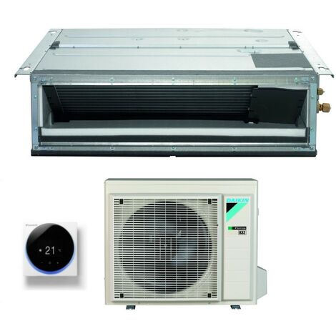 climatiseur daikin bluevolution inverter ducted ultraflat 12000 btu fdxm35f3/f9 r-32 wi-fi optional - italian warranty daikin madoka white brc1h519w / brc1h52w,italy 2+2