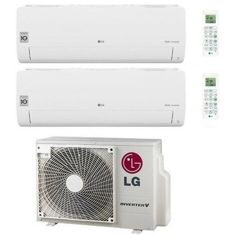LG Dual Split rèversible Air Conditioner Libero Smart Series 9+18 avec MU3R19 UL0 R-32 Wi-Fi Integrated 9000+18000 - New