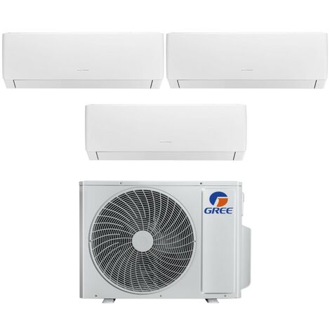 Gree – Climatiseur réversible 9000/12000 BTU – Wi-Fi intégré – Efficacité A++ – Débit d'air 5200 m³/h – Technologie R-32