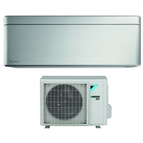 Daikin – Climatiseur réversible mural 5kW – Fluide R32 – Classe A++ – SEER 7.33 – SCOP 4.6 – Wi-Fi intégré – Design argent élégant